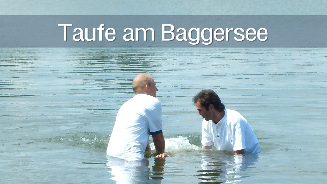 Taufe am Schweinfurter Baggersee